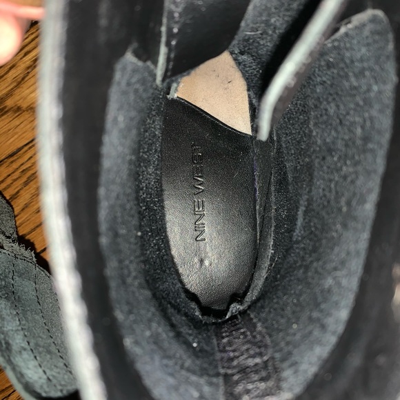 Nine West Black Combat Boots - Picture 3 of 6